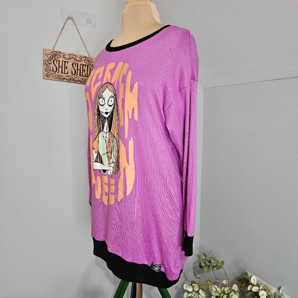 Disney Nightmare Before Christmas Scream Queen Sleepshirt Sleepwear Gown Medium - Picture 5 of 16